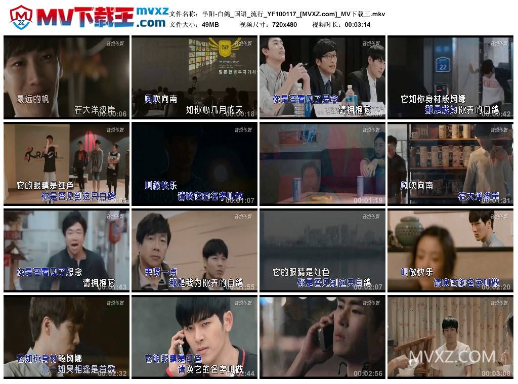 半阳-白鸽_国语_流行_YF100117